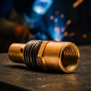 Газовий обприскувач для систем MIG/MAG М-8 з пружинним лівим різьбленням 781 (JS)