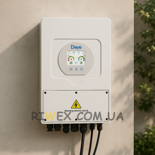 Гібридний інвертор Deye  SUN-6K-SG05LP1-EU 48V-6КВт, BMS, 1 фаза, ДБЖ- UPS (OX)