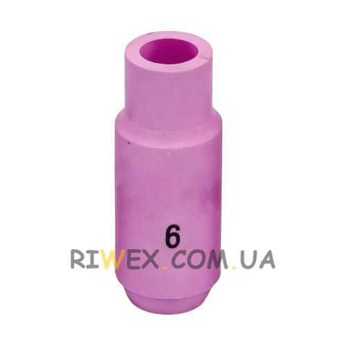 Керамическая насадка для аргонодуговой горелки (TIG), No 6, диаметр 9,5 мм P-689 (JS)