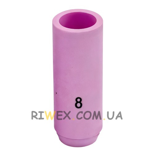 Керамическая насадка для аргонодуговой горелки (TIG), No 8, диаметр 12,5 мм P-1068 (JS)