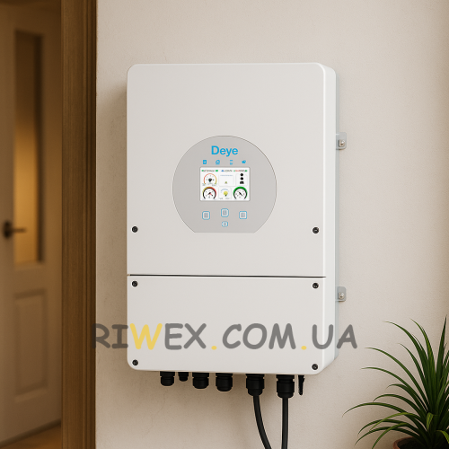 Гібридний інвертор Deye  SUN-8K-SG01LP1-EU 48V-8КВт, BMS, 1 фаза, ДБЖ- UPS (OX)