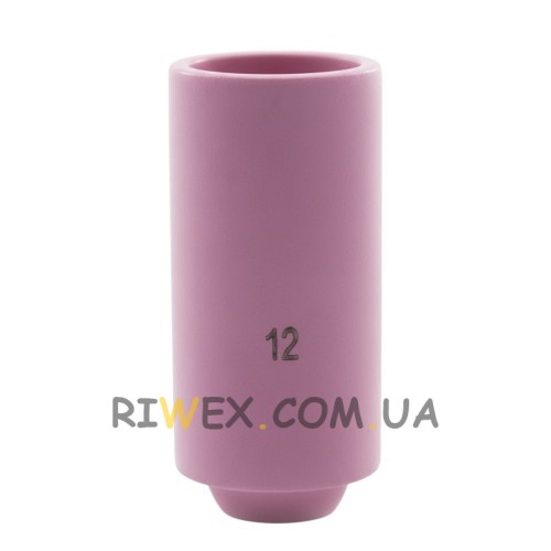 Керамическая насадка для аргонодуговой горелки (TIG), No 12, диаметр 19,5 мм P-1190 (JS)