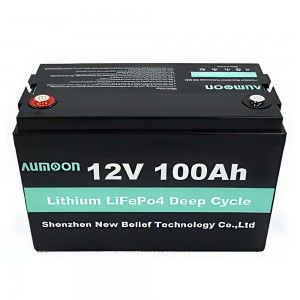 Літій-залізо-фосфатний акумулятор AUMOON LiFePO4 12,8V-100Ah 1,28 КВт BMS для ДБЖ (OX) Літій-залізо-фосфатний акумулятор AUMOON LiFePO4 12,8V-100Ah 1,28 КВт BMS для ДБЖ (OX)