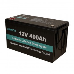 Літій-залізо-фосфатний акумулятор AUMOON LiFePO4 12,8V-400Ah 5,12 КВт Smart BMS Bluetoouth для ДБЖ (OX)