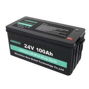 Літій-залізо-фосфатний акумулятор AUMOON LiFePO4 25,6V-100Ah (2,56 КВт) BMS, Bluetoouth, для ДБЖ (OX) Літій-залізо-фосфатний акумулятор AUMOON LiFePO4 25,6V-100Ah (2,56 КВт) BMS, Bluetoouth, для ДБЖ (OX)