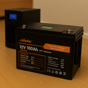 Акумулятор Jsdsolar J12100 LiFePO4 12,8V-100Ah 1,28 КВт BMS з екраном (OX) Акумулятор Jsdsolar J12100 LiFePO4 12,8V-100Ah 1,28 КВт BMS з екраном (OX)