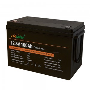 Акумулятор Jsdsolar J12100 LiFePO4 12,8V-100Ah 1,28 КВт BMS Bluetoouth (OX)
