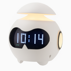 Настольные часы-будильник с ночником XM Emotion Clock TS-002 Белый (AX)
