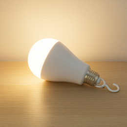 Безпровідна акумуляторна LED лампочка з гачком для підвішування NEI HL-E05 2 АКБ 18650 E27 (AMN)