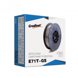 Зварювальний дріт з ухилом флюсу 0.8 мм (1 кг) самозахисний E71T-GS 718 (JS)