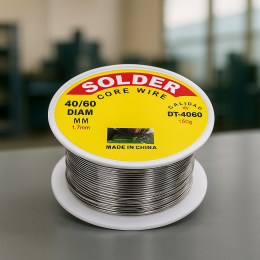 Припой для широкого спектра электротехнических работ в катушке 1,7 мм, 150 г с флюсом SOLDER P-698 (JS)