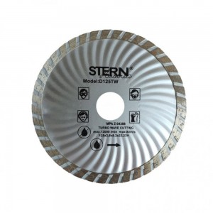Профессиональный отрезной диск алмазный STERN Turbo 125×2.6×22.2 P-848 (JS) Профессиональный отрезной диск алмазный STERN Turbo 125×2.6×22.2 P-848 (JS)
