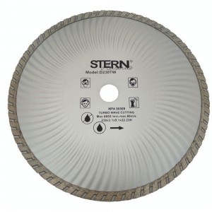 Профессиональный отрезной диск алмазный STERN Turbo 230×3,1×22.2 P-848 (JS)