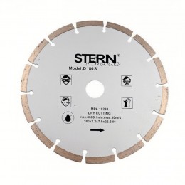 Алмазный диск с сегментным делением для сухой резки STERN S (сегмент) 180x2.4х22.2 P-857 (JS) Алмазный диск с сегментным делением для сухой резки STERN S (сегмент) 180x2.4х22.2 P-857 (JS)