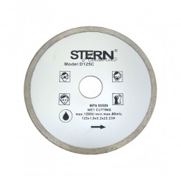 Алмазный диск STERN 125×1.9×22 сплошной высококачественный инструмент для резки твердых материалов 742 (JS)
