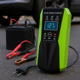 Автомобільний імпульсний зарядний пристрій для акумулятора 12В 10A (626)