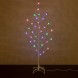 Декоративна гірлянда дерево світлодіодна на стійці 1.5 м 72 лампи, троянди Мульти (4389)