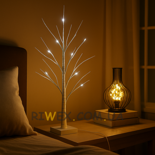 Светодиодный декоративный светильник дереао с аккумулятором BRICO Ultra 90 LED 900Lm ip20 2400mAh Белый (4389)