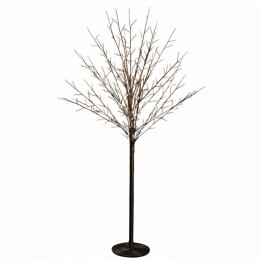 Святкове декоративне дерево-гірлянда “Феєрверк” 120 см, 300 LED (чорний стовбур і гілки), Теплий білий (4389)