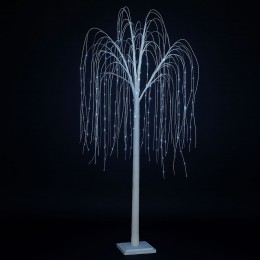 Новорічне декоративне дерево-гірлянда “Верба” 60 см, 48 LED, Білий (4389)