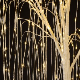 Декоративне дерево-гірлянда у формі верби 120 см 72 ламп Білий (4389)