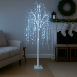 Світлодіодне декоративне дерево-гірлянда "Верба" 180 см 150 ламп Білий (4389)
