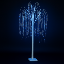 Світлодіодне декоративне дерево-гірлянда "Верба" 150 см 120 ламп Синій (4389)