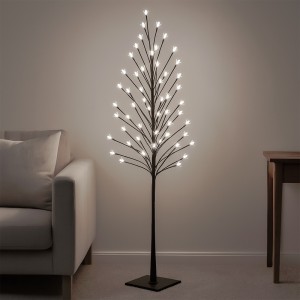 Декоративная светодиодная напольная гирлянда на подставке дерево «Сакура» 150 см 215 диодов Белое свечение (4389) Декоративная светодиодная напольная гирлянда на подставке дерево «Сакура» 150 см 215 диодов Белое свечение (4389)