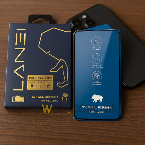 Защитное стекло с олеофобным покрытием ULTRA+ 5X HD Iphone 14 PRO MAX (AX)