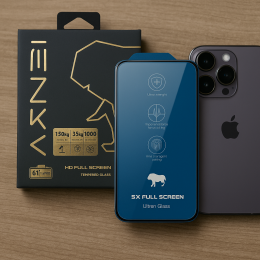 Защитное стекло с олеофобным покрытием ULTRA+ 5X HD Iphone 14 PRO (AX)