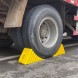 Колёсный башмак противооткатный ABS жёлтый (JS)