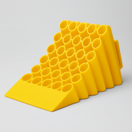 Колёсный башмак противооткатный ABS жёлтый (JS)