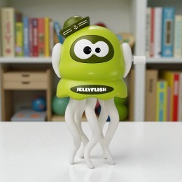 Детская интерактивная игрушка танцующий осьминог со звуком и светом 726, Зеленый (OX)
