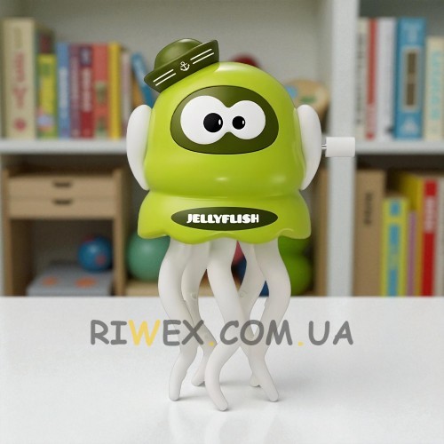 Детская интерактивная игрушка танцующий осьминог со звуком и светом 726, Зеленый (OX)