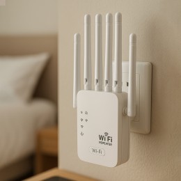 Підсилювач Wi-Fi сигналу-ретранслятор, репітер з 6 антенами (509) Підсилювач Wi-Fi сигналу-ретранслятор, репітер з 6 антенами (509)