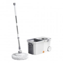 Відро з телескопічною шваброю і віджимом Моп 515-2 Білий (DRK)