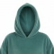 Теплый халат-плед толстовка с капюшоном 80х100 см Унисекс, HUGGLE HOODIE Зеленый