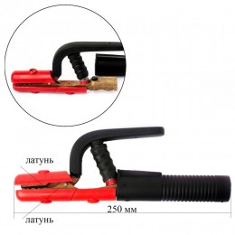 Электрододержатель для ручной дуговой сварки (MMA) ESAB 500A, 27 см, латунь P-1979 (JS) Электрододержатель для ручной дуговой сварки (MMA) ESAB 500A, 27 см, латунь P-1979 (JS)