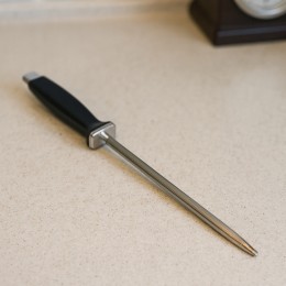 Точильний мусат для ножів з чорною ручкою № 803 (575)