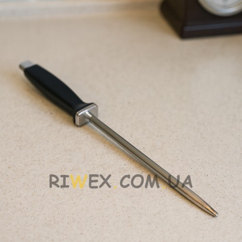 Точильний мусат для ножів з чорною ручкою № 803 (575)