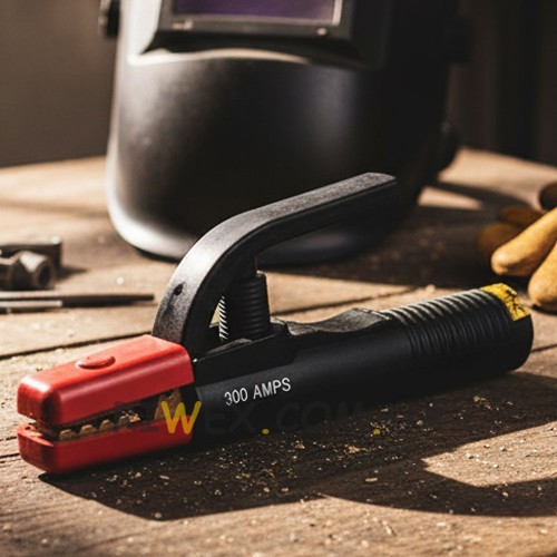 Інструмент для утримання електродів електродотримач Israel SACIT WELDING 300A, 20,5 см, латунь P-965 (JS)