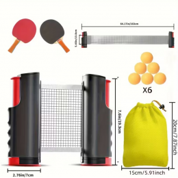 Набор для настольного тенниса, ракетки, сетка, мячи (509)