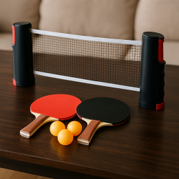 Набор для настольного тенниса, ракетки, сетка, мячи (509)