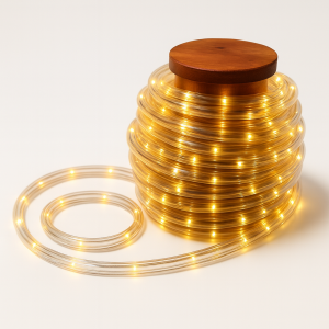 Светодиодная LED гирлянда «Трубка» 10 метров 100 LED на солнечной батарее LU993multi Теплый белый (ARSH)