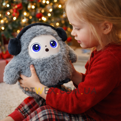 Интерактивная мягкая игрушка со встроенным искусственным интеллектом AI Chat GPT-4о Bobo Серый