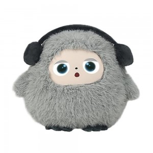 Інтерактивна м'яка іграшка з вбудованим штучним інтелектом AI Chat GPT-4о Bobo Сірий