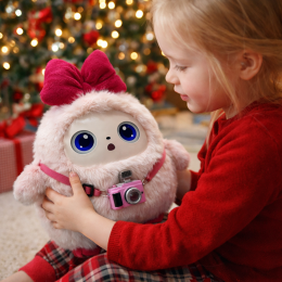 Интерактивная мягкая игрушка со встроенным искусственным интеллектом AI Chat GPT-4о Kiki Розовый