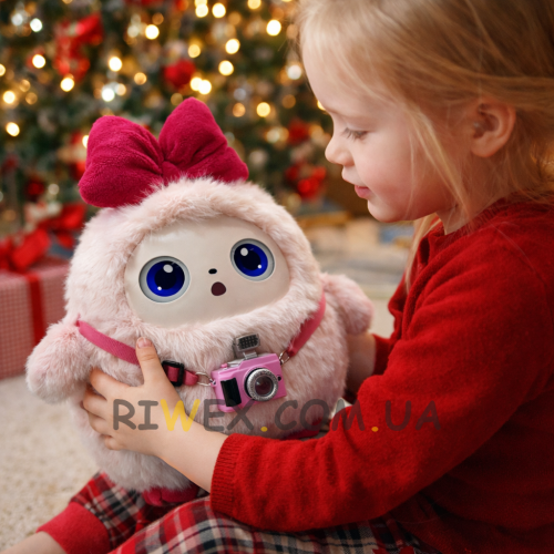 Интерактивная мягкая игрушка со встроенным искусственным интеллектом AI Chat GPT-4о Kiki Розовый