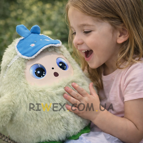 Интерактивная мягкая игрушка со встроенным искусственным интеллектом AI Chat GPT-4о Yaya Зеленый