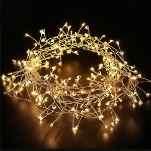 Декоративная гирлянда «Мишура» 100 LED 3 м USB подключение LU995 Теплый белый (ARSH)